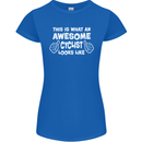 This Is What An Awesome Cyclist Cyclist Womens Petite Cut T-Shirt Royal Blue