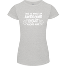 This Is What An Awesome Cyclist Cyclist Womens Petite Cut T-Shirt Sports Grey