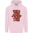 This Is What Awesome Looks Like Funny Childrens Kids Hoodie Light Pink