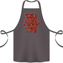 This Is What Awesome Looks Like Funny Cotton Apron 100% Organic Dark Grey