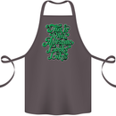 This Is What Awesome Looks Like Funny Cotton Apron 100% Organic Dark Grey