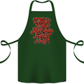 This Is What Awesome Looks Like Funny Cotton Apron 100% Organic Forest Green