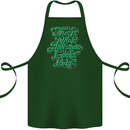 This Is What Awesome Looks Like Funny Cotton Apron 100% Organic Forest Green