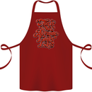 This Is What Awesome Looks Like Funny Cotton Apron 100% Organic Maroon