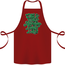 This Is What Awesome Looks Like Funny Cotton Apron 100% Organic Maroon