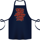 This Is What Awesome Looks Like Funny Cotton Apron 100% Organic Navy Blue