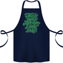 This Is What Awesome Looks Like Funny Cotton Apron 100% Organic Navy Blue