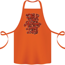 This Is What Awesome Looks Like Funny Cotton Apron 100% Organic Orange