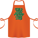 This Is What Awesome Looks Like Funny Cotton Apron 100% Organic Orange