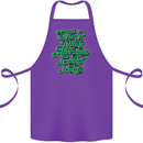 This Is What Awesome Looks Like Funny Cotton Apron 100% Organic Purple