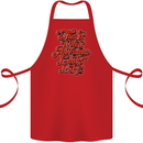 This Is What Awesome Looks Like Funny Cotton Apron 100% Organic Red