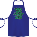 This Is What Awesome Looks Like Funny Cotton Apron 100% Organic Royal Blue