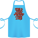 This Is What Awesome Looks Like Funny Cotton Apron 100% Organic Turquoise