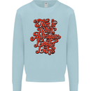 This Is What Awesome Looks Like Funny Kids Sweatshirt Jumper Light Blue