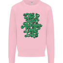 This Is What Awesome Looks Like Funny Kids Sweatshirt Jumper Light Pink