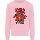 This Is What Awesome Looks Like Funny Kids Sweatshirt Jumper Light Pink