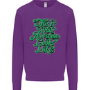 This Is What Awesome Looks Like Funny Kids Sweatshirt Jumper Purple