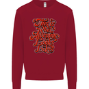 This Is What Awesome Looks Like Funny Kids Sweatshirt Jumper Red