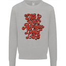 This Is What Awesome Looks Like Funny Kids Sweatshirt Jumper Sports Grey