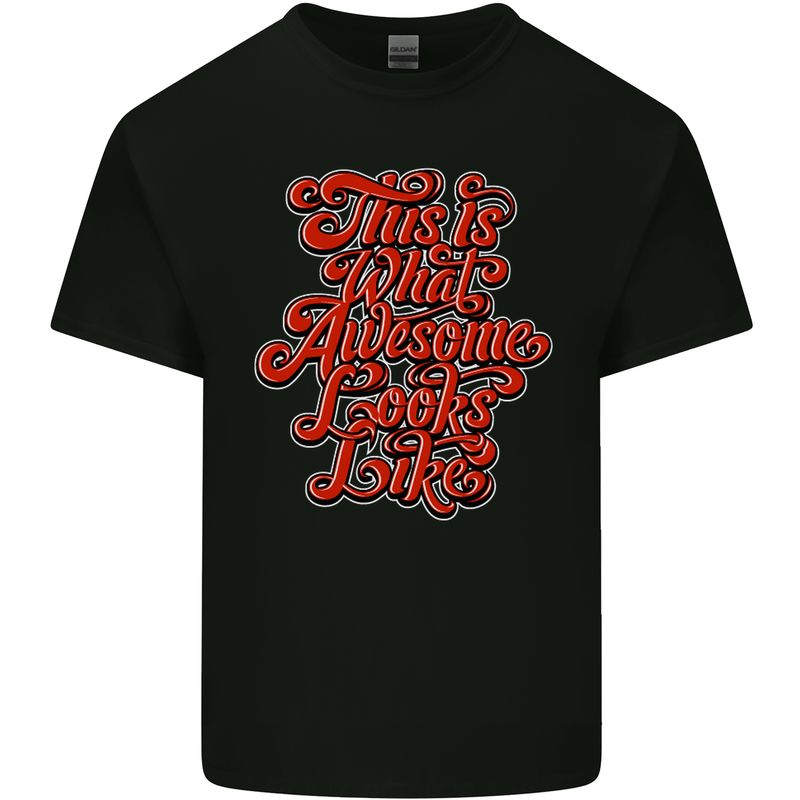 This Is What Awesome Looks Like Funny Kids T-Shirt Childrens Black