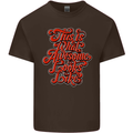 This Is What Awesome Looks Like Funny Kids T-Shirt Childrens Chocolate