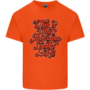 This Is What Awesome Looks Like Funny Kids T-Shirt Childrens Orange