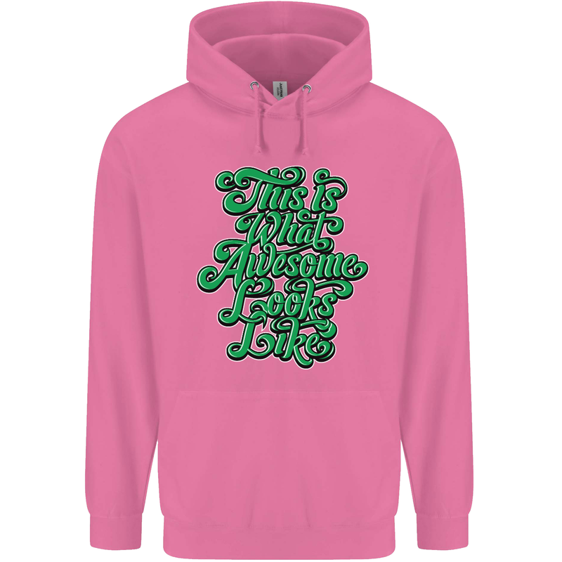 This Is What Awesome Looks Like Funny Mens 80% Cotton Hoodie Azelea