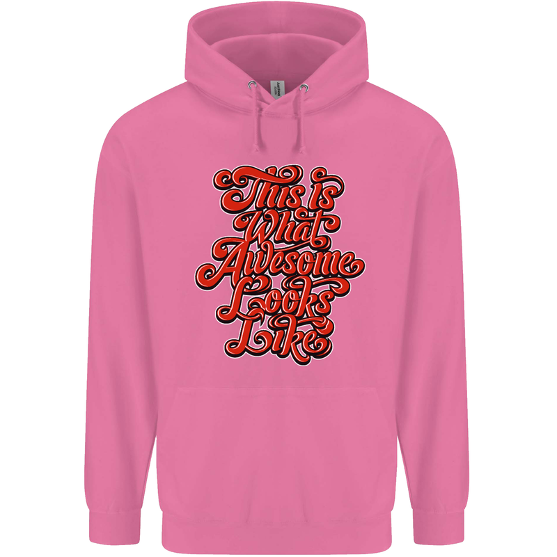 This Is What Awesome Looks Like Funny Mens 80% Cotton Hoodie Azelea