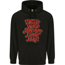 This Is What Awesome Looks Like Funny Mens 80% Cotton Hoodie Black