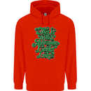 This Is What Awesome Looks Like Funny Mens 80% Cotton Hoodie Bright Red