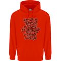 This Is What Awesome Looks Like Funny Mens 80% Cotton Hoodie Bright Red
