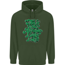 This Is What Awesome Looks Like Funny Mens 80% Cotton Hoodie Forest Green