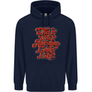 This Is What Awesome Looks Like Funny Mens 80% Cotton Hoodie Navy Blue