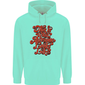 This Is What Awesome Looks Like Funny Mens 80% Cotton Hoodie Peppermint