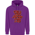 This Is What Awesome Looks Like Funny Mens 80% Cotton Hoodie Purple