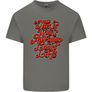This Is What Awesome Looks Like Funny Mens Cotton T-Shirt Tee Top Charcoal