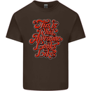 This Is What Awesome Looks Like Funny Mens Cotton T-Shirt Tee Top Dark Chocolate