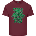 This Is What Awesome Looks Like Funny Mens Cotton T-Shirt Tee Top Maroon
