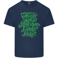 This Is What Awesome Looks Like Funny Mens Cotton T-Shirt Tee Top Navy Blue