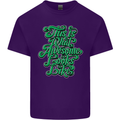 This Is What Awesome Looks Like Funny Mens Cotton T-Shirt Tee Top Purple