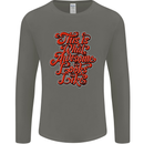 This Is What Awesome Looks Like Funny Mens Long Sleeve T-Shirt Charcoal
