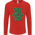 This Is What Awesome Looks Like Funny Mens Long Sleeve T-Shirt Red