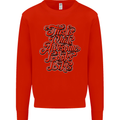 This Is What Awesome Looks Like Funny Mens Sweatshirt Jumper Bright Red