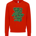 This Is What Awesome Looks Like Funny Mens Sweatshirt Jumper Bright Red