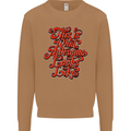 This Is What Awesome Looks Like Funny Mens Sweatshirt Jumper Caramel Latte