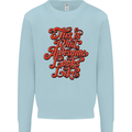 This Is What Awesome Looks Like Funny Mens Sweatshirt Jumper Light Blue
