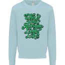 This Is What Awesome Looks Like Funny Mens Sweatshirt Jumper Light Blue