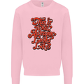 This Is What Awesome Looks Like Funny Mens Sweatshirt Jumper Light Pink