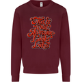 This Is What Awesome Looks Like Funny Mens Sweatshirt Jumper Maroon