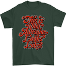 This Is What Awesome Looks Like Funny Mens T-Shirt Cotton Gildan Forest Green